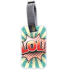 Lol Comic Speech Bubble  Vector Illustration Luggage Tags (two Sides) by BangZart
