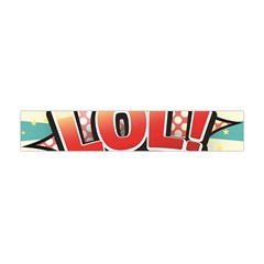 Lol Comic Speech Bubble  Vector Illustration Flano Scarf (mini)