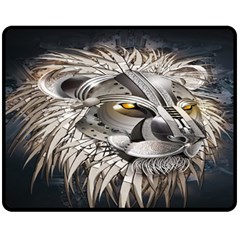 Lion Robot Fleece Blanket (medium)  by BangZart