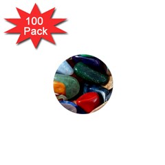 Stones Colors Pattern Pebbles Macro Rocks 1  Mini Magnets (100 Pack)  by BangZart