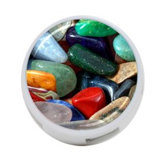 Stones Colors Pattern Pebbles Macro Rocks 4-port Usb Hub (one Side) by BangZart