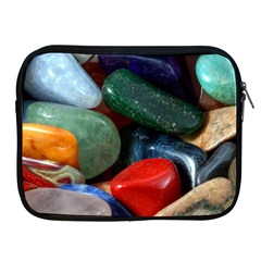 Stones Colors Pattern Pebbles Macro Rocks Apple Ipad 2/3/4 Zipper Cases