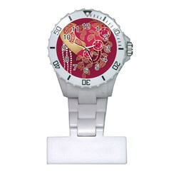 Love Heart Plastic Nurses Watch