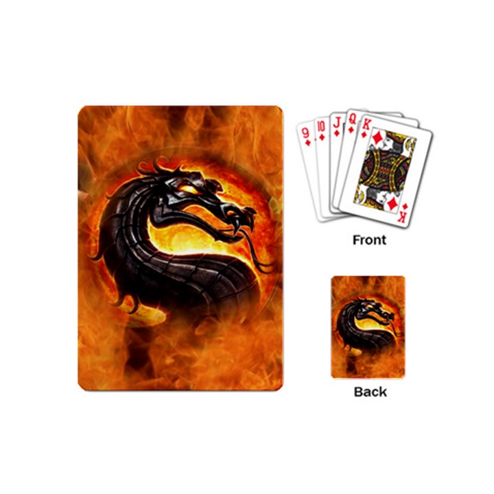Dragon And Fire Playing Cards (Mini) 