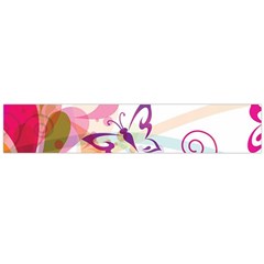 Butterfly Vector Art Flano Scarf (large)