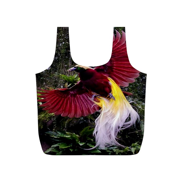 Cendrawasih Beautiful Bird Of Paradise Full Print Recycle Bags (S) 