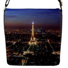 Paris At Night Flap Messenger Bag (s)