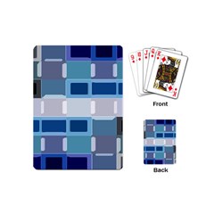 Blockedin Playing Cards (mini)  by designsbyamerianna