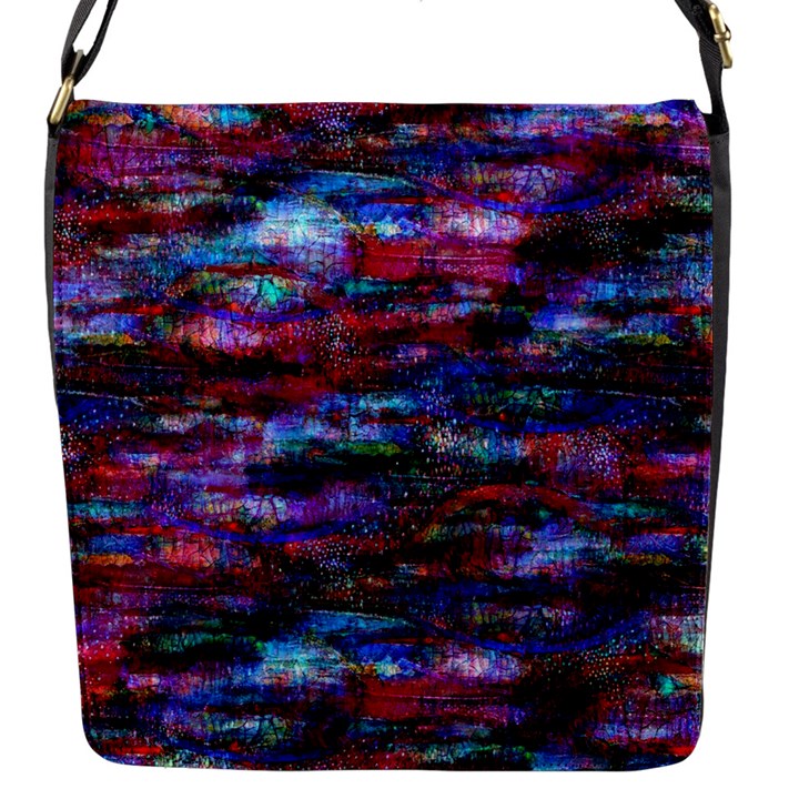 Fairy Earth Tree Texture Pattern Flap Messenger Bag (S)