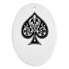 Acecard Ornament (oval) by prodesigner