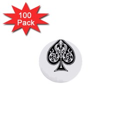 Acecard 1  Mini Buttons (100 Pack)  by prodesigner