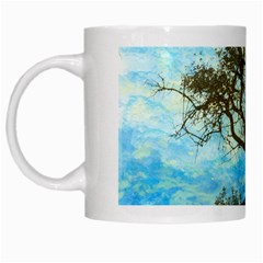 Single Tree White Mugs by berwies