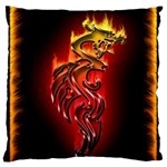 Dragon Fire Standard Flano Cushion Case (Two Sides) Back