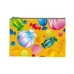 Sweets And Sugar Candies Vector  Cosmetic Bag (large)  by BangZart