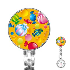 Sweets And Sugar Candies Vector  Stainless Steel Nurses Watch