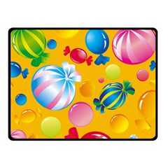Sweets And Sugar Candies Vector  Double Sided Fleece Blanket (small) 