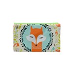 Foxy Fox Canvas Art Print Traditional Cosmetic Bag (XS) Back