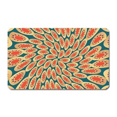 Stars Twirl Magnet (rectangular)