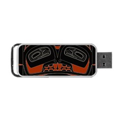 Traditional Northwest Coast Native Art Portable Usb Flash (two Sides) by BangZart