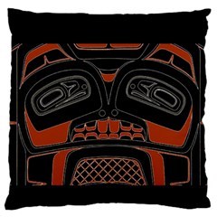 Traditional Northwest Coast Native Art Standard Flano Cushion Case (two Sides)