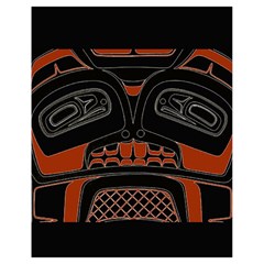 Traditional Northwest Coast Native Art Drawstring Bag (small)