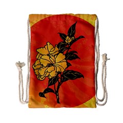 Vector Asian Flowers Drawstring Bag (small) by BangZart