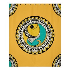 Madhubani Fish Indian Ethnic Pattern Shower Curtain 60  X 72  (medium)  by BangZart