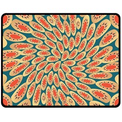 Stars Twirl Fleece Blanket (medium)  by linceazul