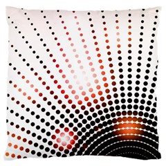 Radial Dotted Lights Large Cushion Case (two Sides) by BangZart