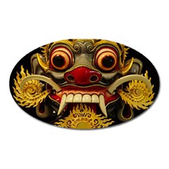 Bali Mask Oval Magnet