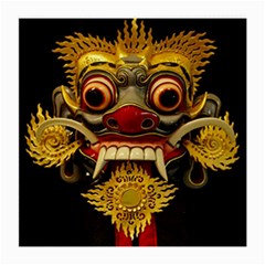 Bali Mask Medium Glasses Cloth by BangZart