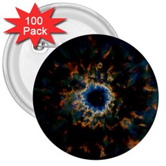 Crazy  Giant Galaxy Nebula 3  Buttons (100 Pack) 