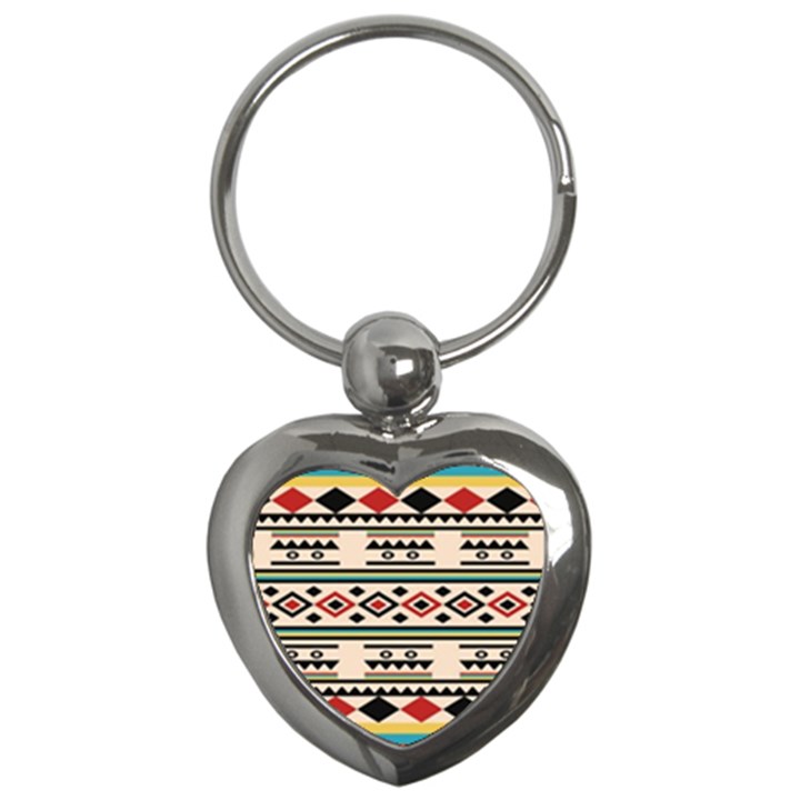 Tribal Pattern Key Chains (Heart) 