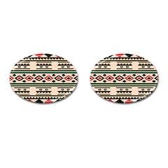 Tribal Pattern Cufflinks (oval) by BangZart