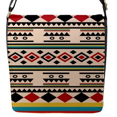 Tribal Pattern Flap Messenger Bag (s)