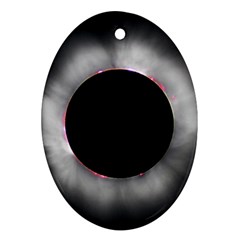 Solar Eclipse Oval Ornament (two Sides) by BangZart