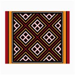 Toraja Pattern Pa re po  Sanguba ( Dancing Alone ) Small Glasses Cloth Front