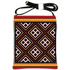 Toraja Pattern Pa re po  Sanguba ( Dancing Alone ) Shoulder Sling Bags by BangZart