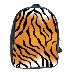 Tiger Skin Pattern School Bags(large) 