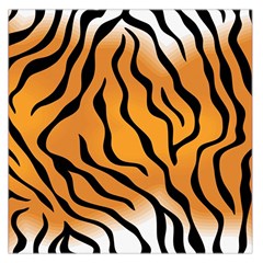 Tiger Skin Pattern Large Satin Scarf (square)