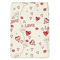 Pattern Hearts Kiss Love Lips Art Vector Flap Covers (l) 