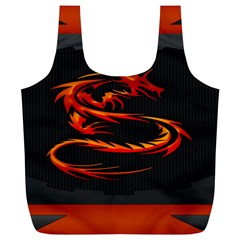 Dragon Full Print Recycle Bags (l)  by BangZart