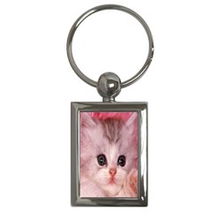 Cat  Animal  Kitten  Pet Key Chains (rectangle)  by BangZart