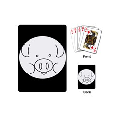 Pig Logo Playing Cards (mini)  by BangZart