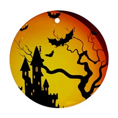 Halloween Night Terrors Ornament (round) by BangZart