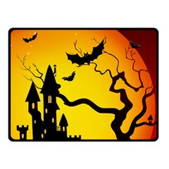 Halloween Night Terrors Double Sided Fleece Blanket (small) 