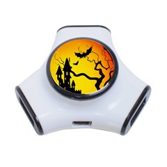 Halloween Night Terrors 3-port Usb Hub by BangZart