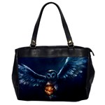 Owl And Fire Ball Office Handbags Front