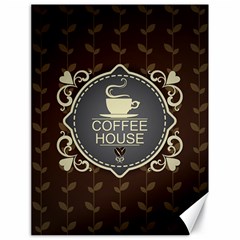 Coffee House Canvas 18  X 24   by BangZart