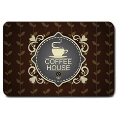 Coffee House Large Doormat  by BangZart